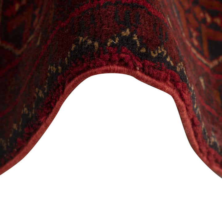 Red Afghan Khal Mohammadi Rug 5'9" x 7'3" Hand-Knotted | No. AL66962