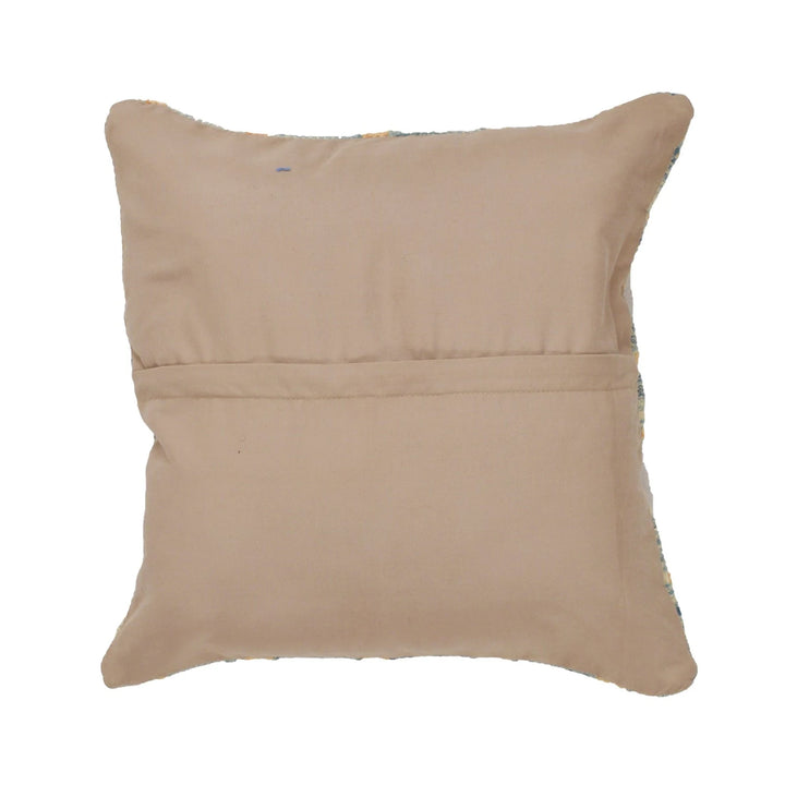 Afghan Geometric Cushion 1' 5" x 1' 5" Flat-Weave | No. AL67032