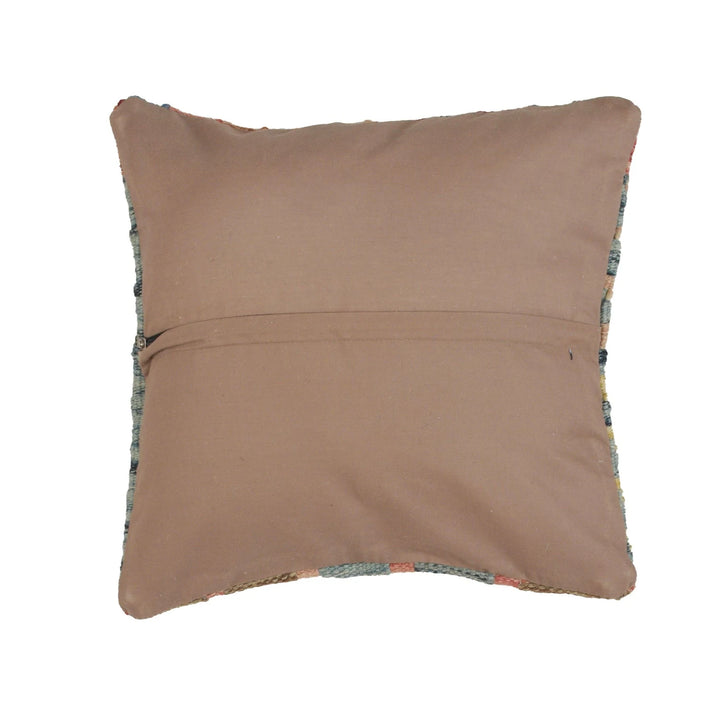 Afghan Kilim Cushion 1' 1" x 1' 2" Flat-Weave | No. AL67473