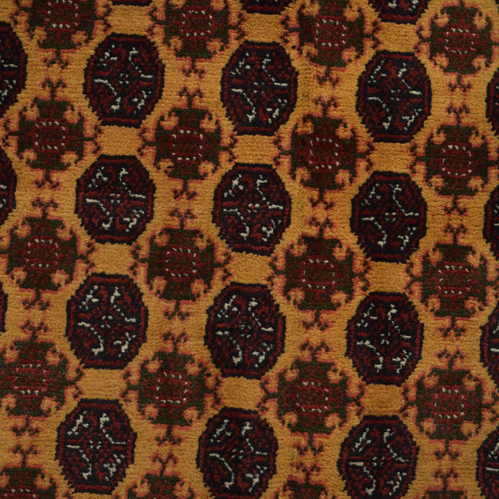 Orange Afghan Khoja Roshnai Rug 4'9" x 6'6" Hand-Knotted | No. AL67508