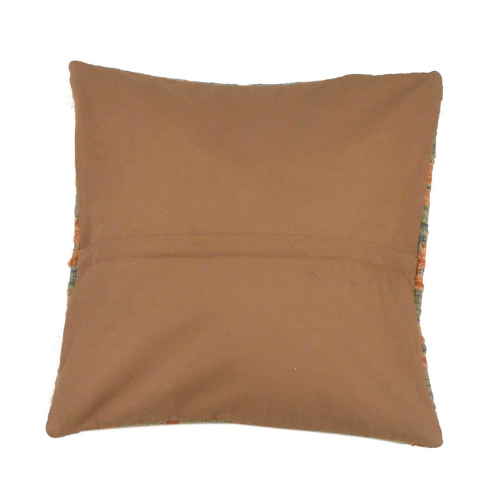Afghan Geometric Cushion 1' 7" x 1' 6" Flat-Weave | No. AL67543