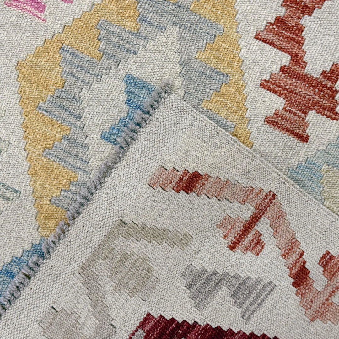 Afghan Kilim Rug 6' 0" x 8' 2" Flat-Weave | No. AL67562