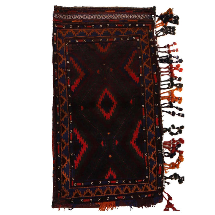 Afghan Balisht Rug 2' 2" x 3' 10" Hand-Knotted | No. AL67897