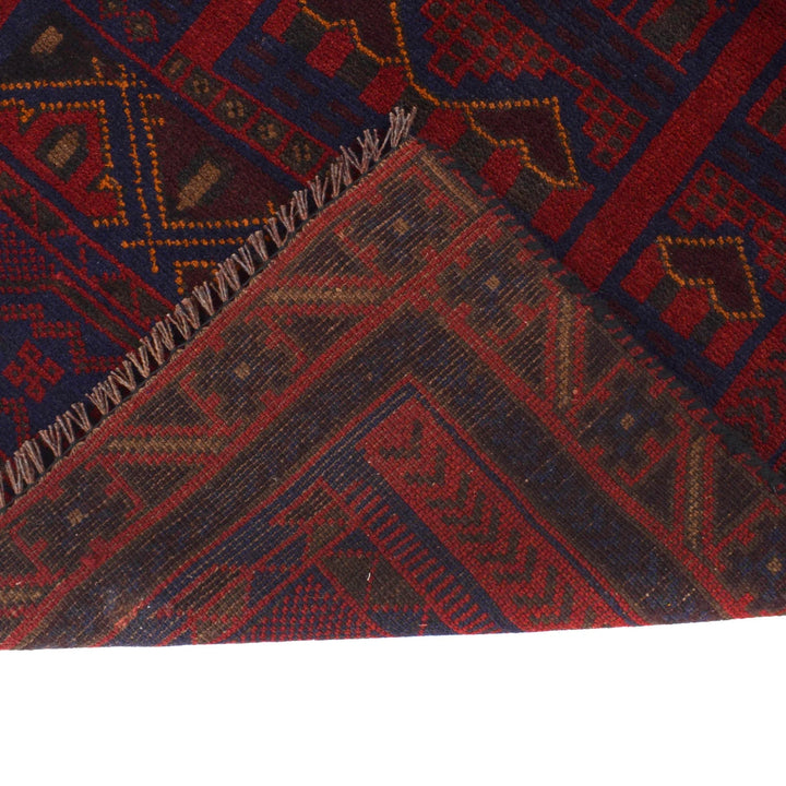Afghan Prayer Rug 2' 9" x 5' 0" Hand-Knotted | No. AL68169