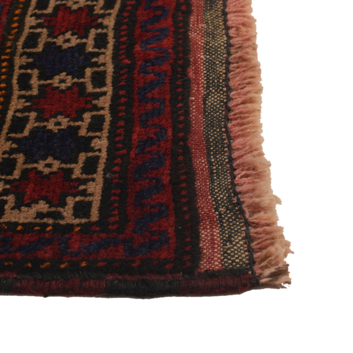 Afghan Prayer Rug 2' 11" x 5' 1" Hand-Knotted | No. AL68527