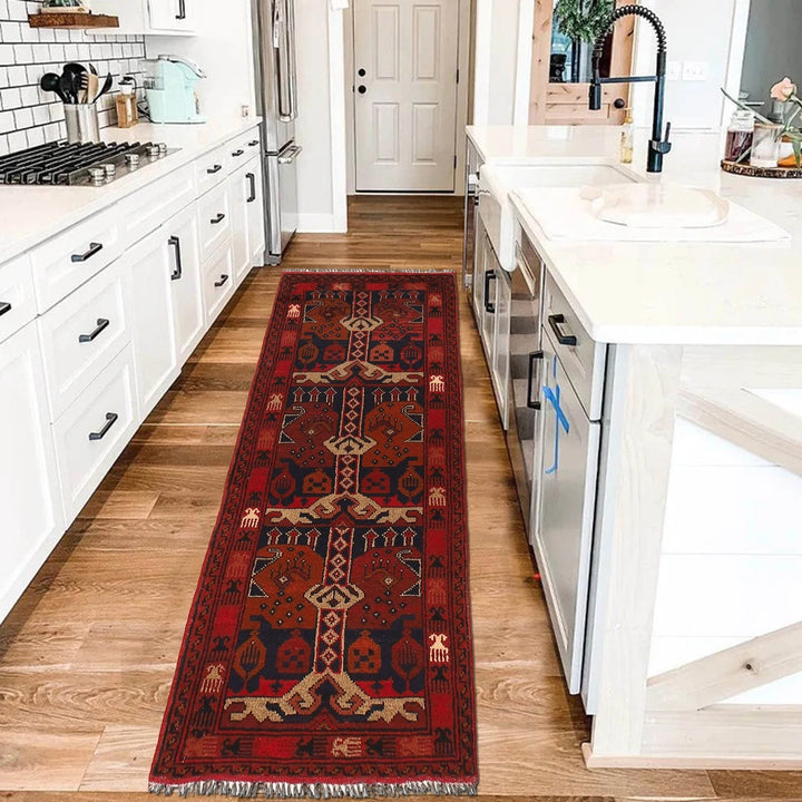 Afghan Khal Mohammadi Rug 1' 9" x 4' 10" Hand-Knotted | No. AL68561