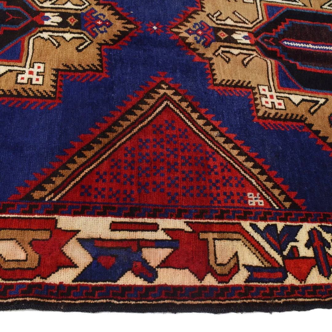 Afghan Baluchi Rug 4' 0" x 6' 0" Hand-Knotted | No. AL69216