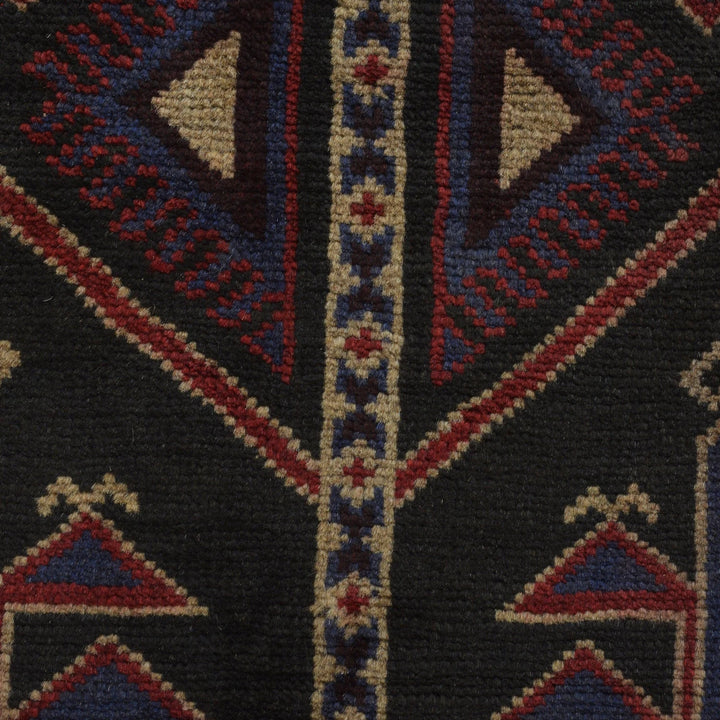 Afghan Baluchi Rug 2' 9" x 4' 10" Hand-Knotted | No. AL69251