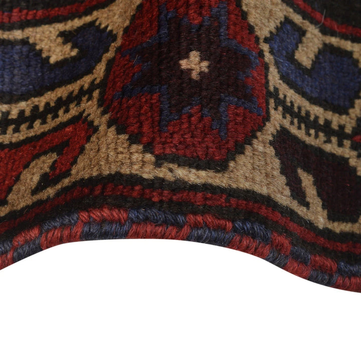 Afghan Baluchi Rug 2' 9" x 4' 10" Hand-Knotted | No. AL69251
