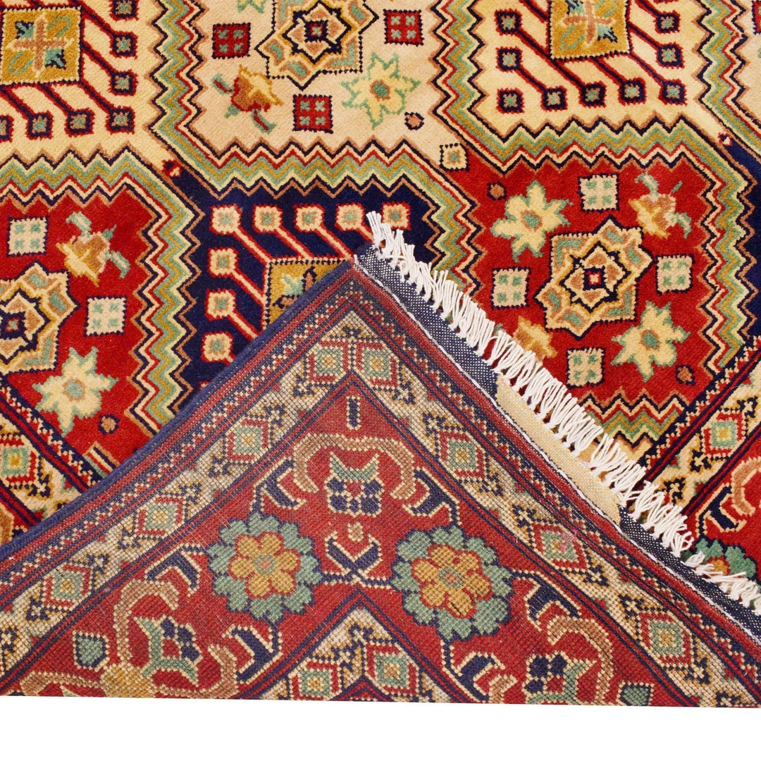 Afghan Baluchi Rug 4' 9" x 6' 2" Hand-Knotted | No. AL69333