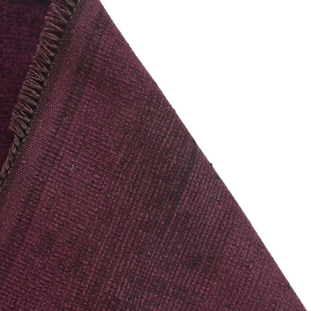 Purple Pakistani Overdye Rug 2' 9" x 4' 6" Hand-Knotted | No. AL69444