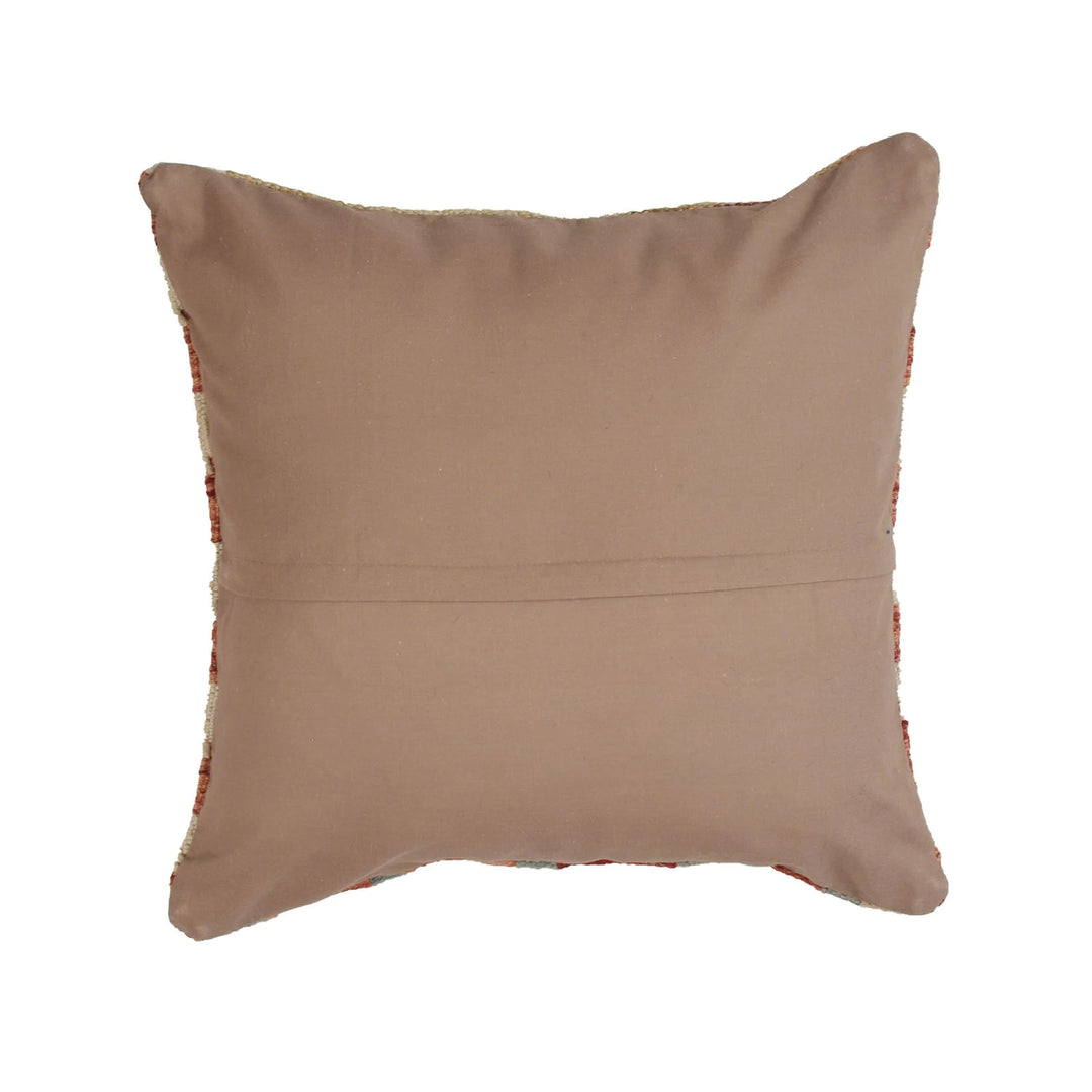 Afghan Kilim Cushion 1' 5" x 1' 5" Flat-Weave | No. AL69819