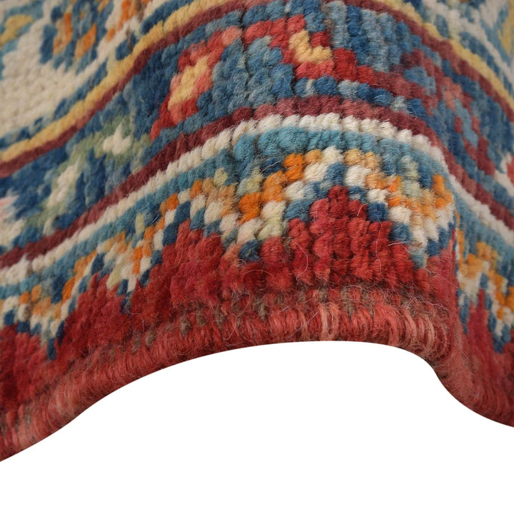 Red Afghan Shirazi Rug 6' 9" x 9' 7" Hand-Knotted | No. AL70128