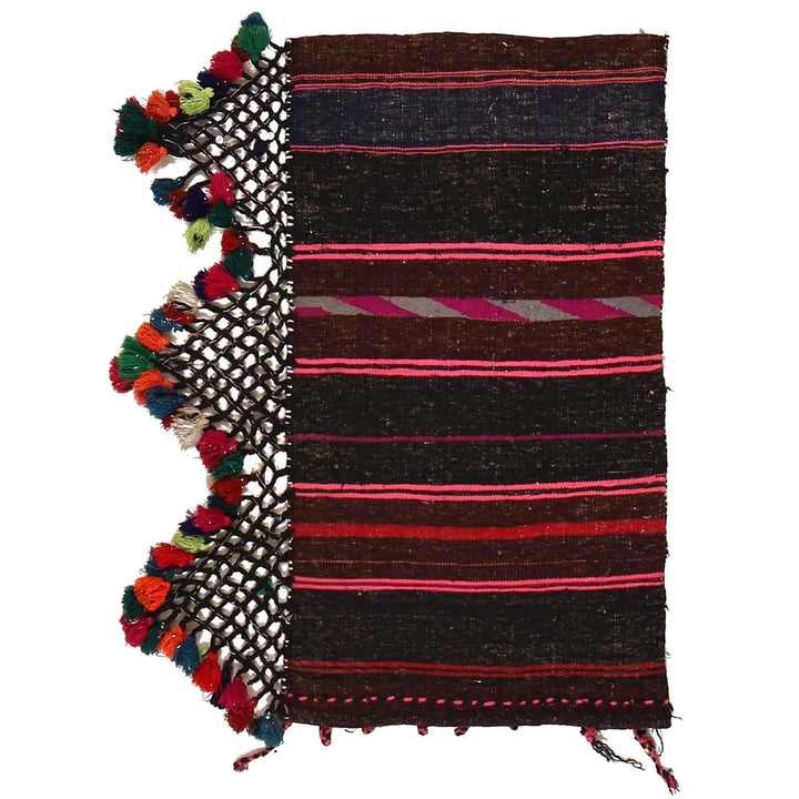 Afghan Baluchi Rug 1' 8" x 3' 2" Hand-Knotted | No. AL70176