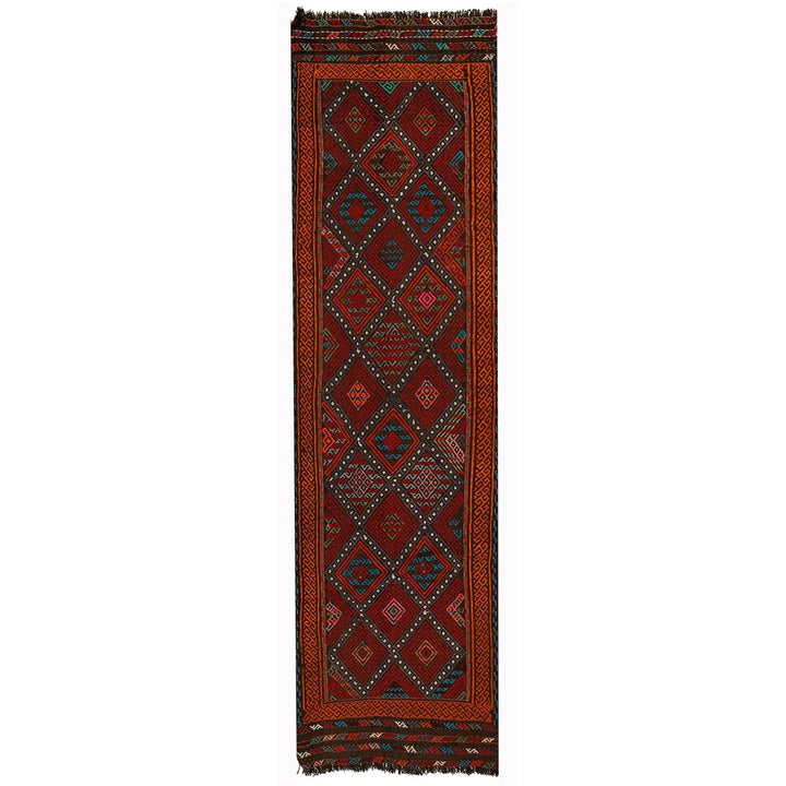 Afghan Kilim Rug 2' 0" x 6' 11" Flat-Weave | No. AL70329