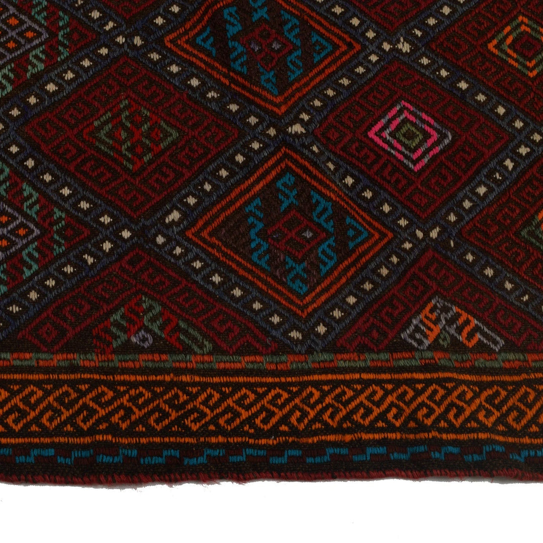 Afghan Kilim Rug 2' 0" x 6' 11" Flat-Weave | No. AL70329