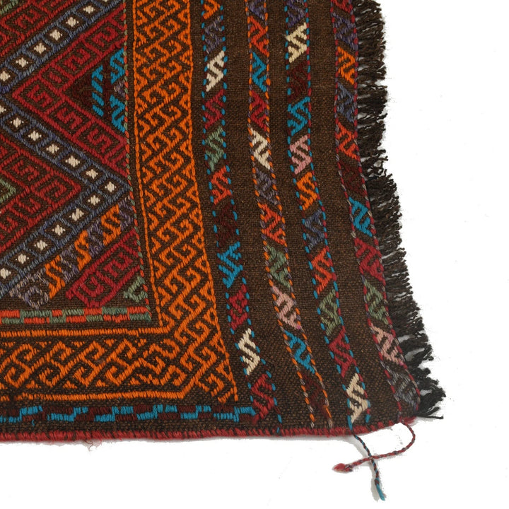 Afghan Kilim Rug 2' 0" x 6' 11" Flat-Weave | No. AL70329