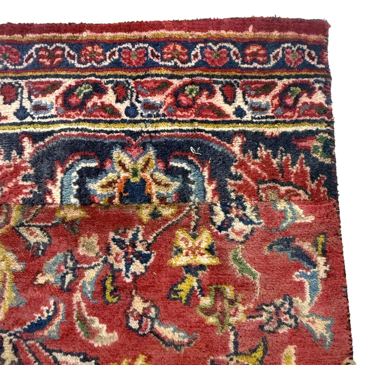 Afghan Patchwork Rug 5' 0" x 7' 10" Hand-Knotted | No. AL704819