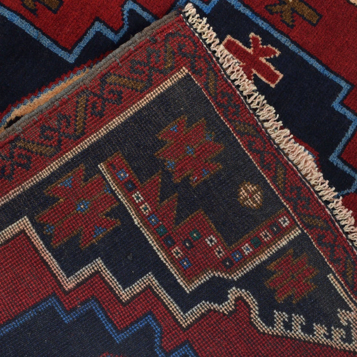 Afghan Baluchi Rug 2' 11" x 4' 6" Hand-Knotted | No. AL70845