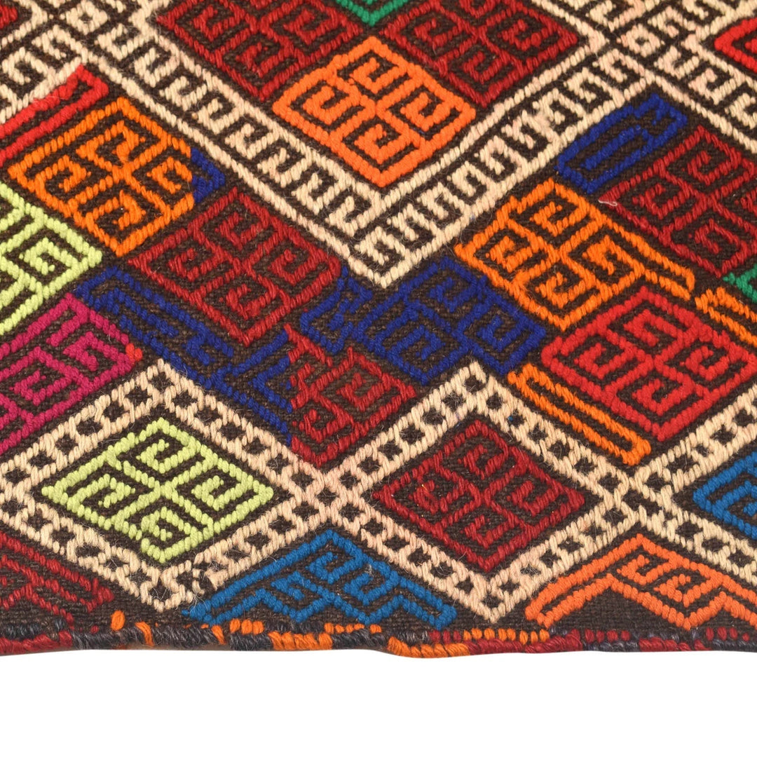Afghan Suzani Kilim Rug 2'2" x 9'8" Flat-Weave | No. AL70903