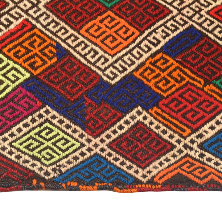 Afghan Suzani Kilim Rug 2'2" x 9'8" Flat-Weave | No. AL70903