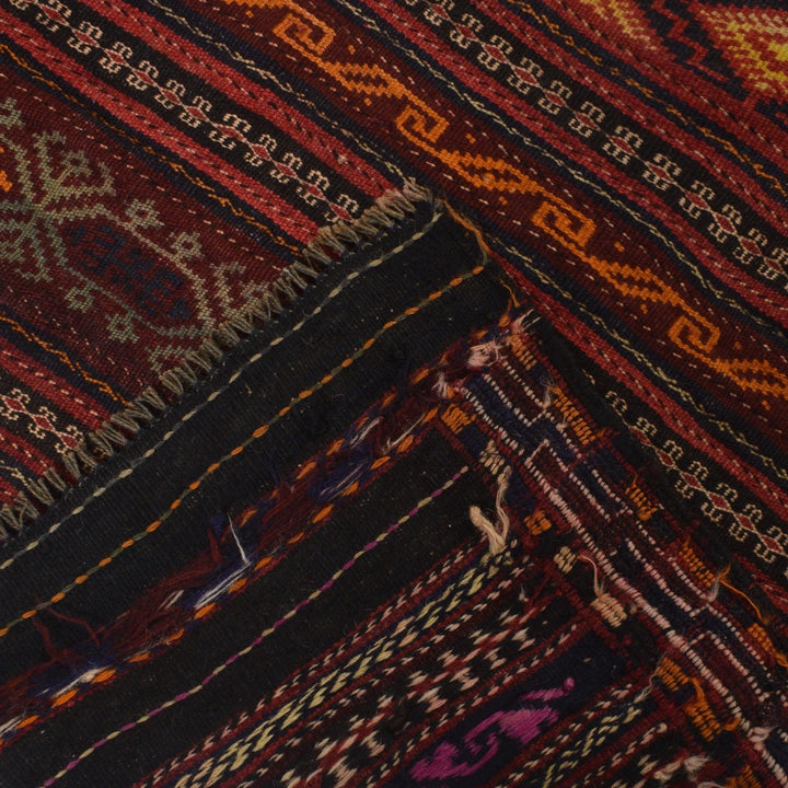 Afghan Kilim Rug 4' 8" x 6' 2" Flat-Weave | No. AL70913