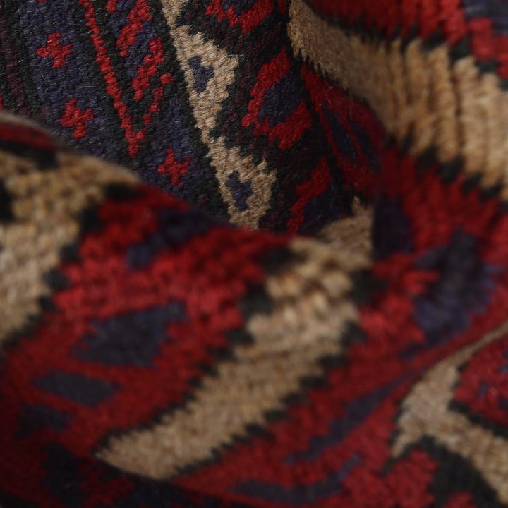 Afghan Prayer Rug 2' 7" x 4' 7" Hand-Knotted | No. AL71015