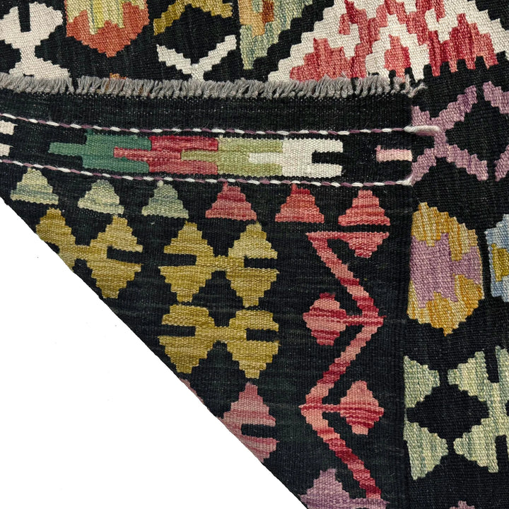 Afghan Vegetable Kilim Rug 9' 9" x 16' 2" Flat-Weave | No. AL711397