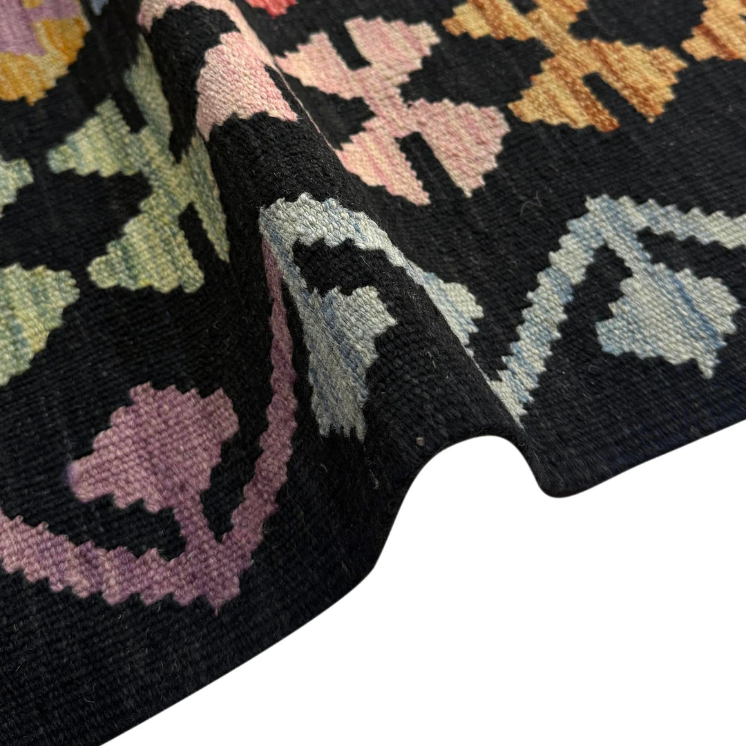 Afghan Vegetable Kilim Rug 9' 9" x 16' 2" Flat-Weave | No. AL711397