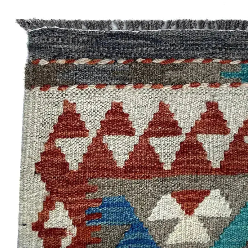 Afghan Vegetable Kilim Rug 8' 3" x 10' 0" Flat-Weave | No. AL713205