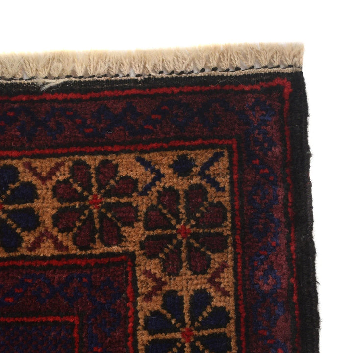 Afghan Prayer Rug 2' 6" x 4' 2" Hand-Knotted | No. AL71321