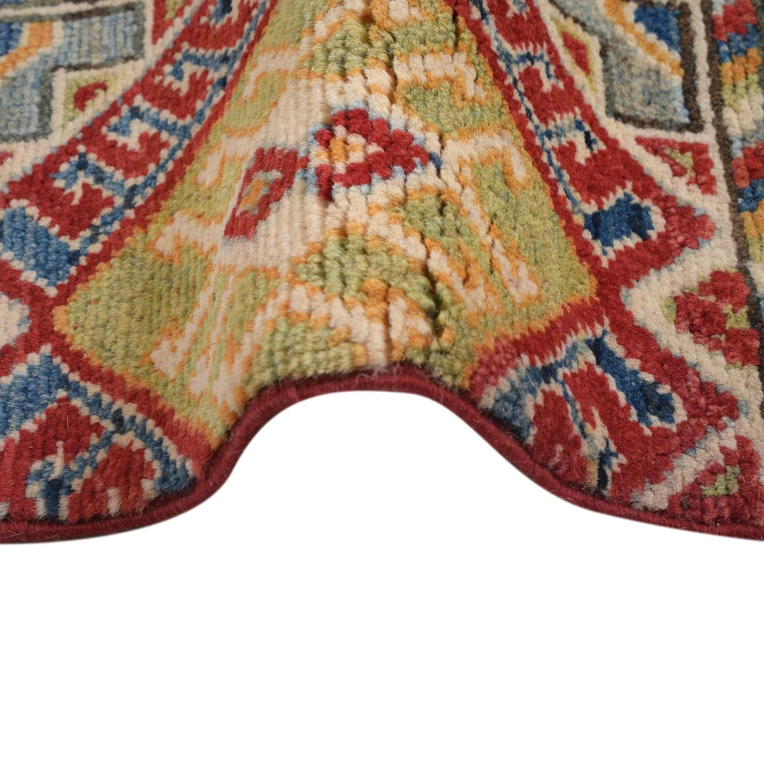 Afghan Khurjeen Rug 3' 11" x 5' 9" Hand-Knotted | No. AL71601