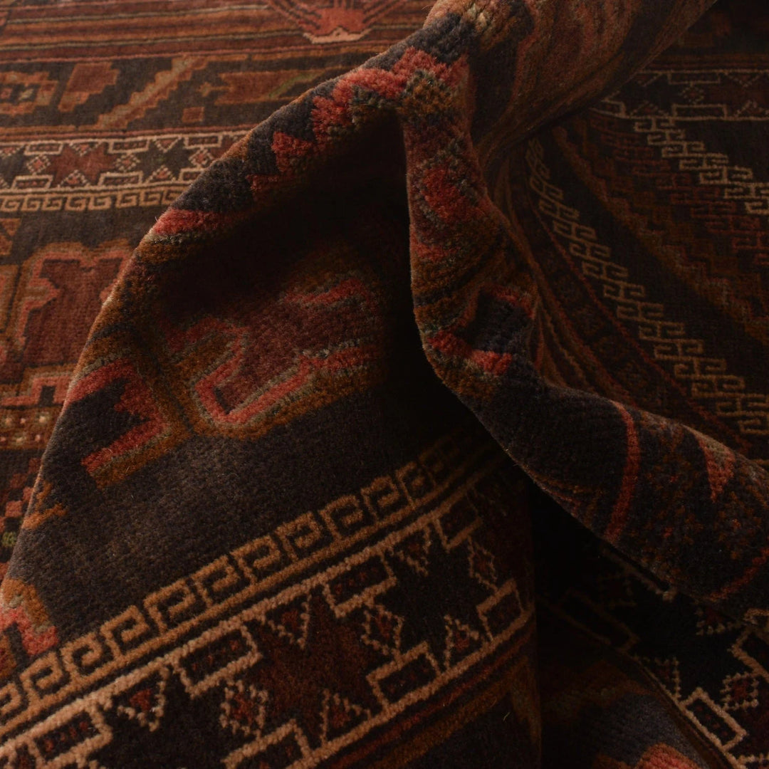 Afghan Prayer Rug 2' 10" x 4' 10" Hand-Knotted | No. AL71787