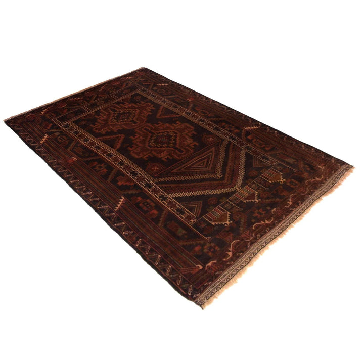 Afghan Prayer Rug 2' 10" x 4' 10" Hand-Knotted | No. AL71787