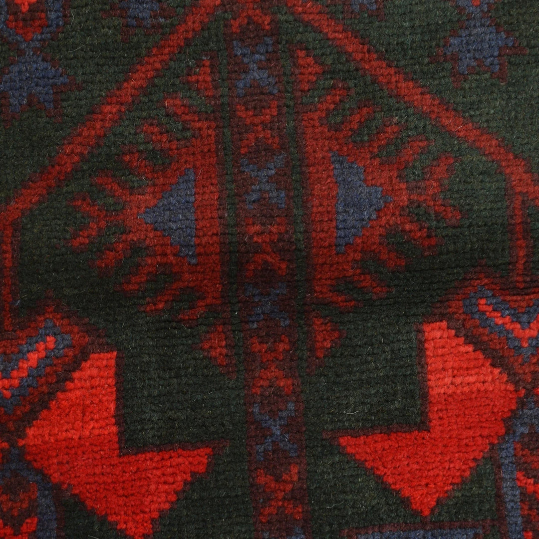Afghan Baluchi Rug 2' 10" x 4' 6" Hand-Knotted | No. AL72006