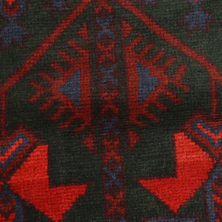 Afghan Baluchi Rug 2' 10" x 4' 6" Hand-Knotted | No. AL72006