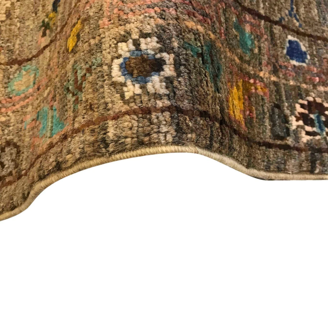 Afghan Sultani Rug 6' 8" x 9' 9" Hand-Knotted | No. AL72048