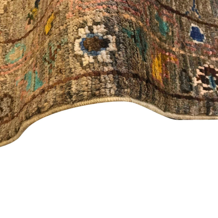 Afghan Sultani Rug 6' 8" x 9' 9" Hand-Knotted | No. AL72048