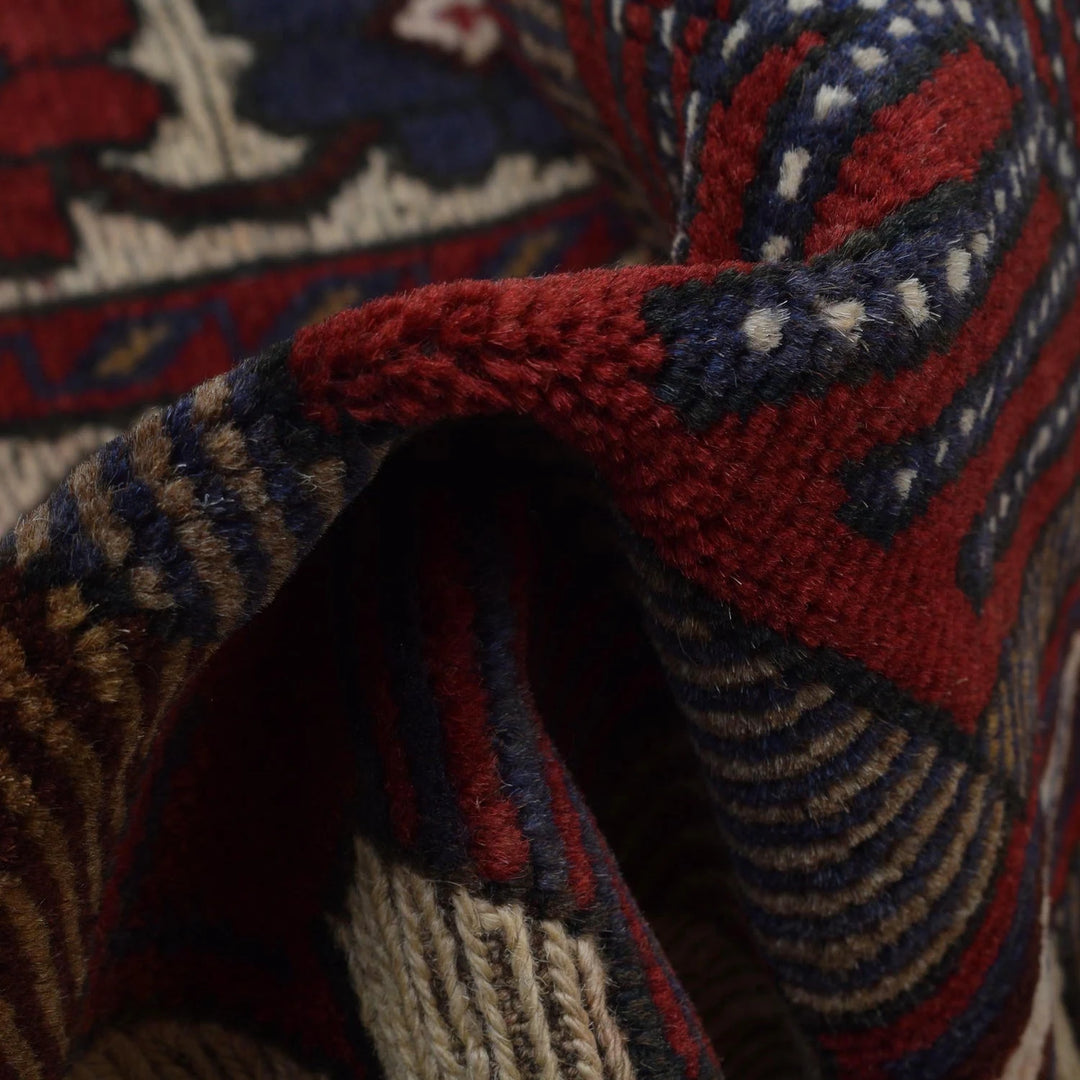 Afghan Barjista Kilim Rug 2' 6" x 11' 3" Flat-Weave | No. AL72139