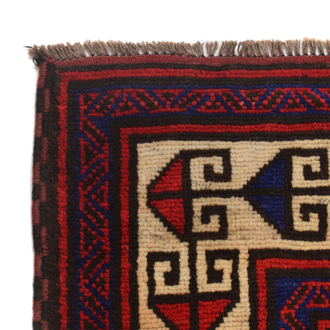 Afghan Baluchi Rug 5' 7" x 8' 6" Hand-Knotted | No. AL72339