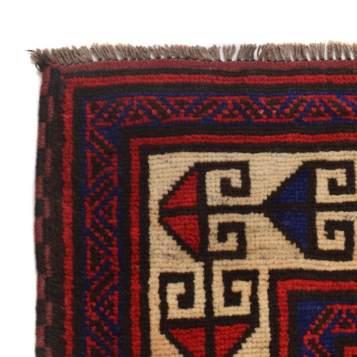 Afghan Baluchi Rug 5' 7" x 8' 6" Hand-Knotted | No. AL72339