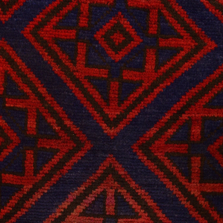 Afghan Baluchi Rug 5' 7" x 8' 6" Hand-Knotted | No. AL72339