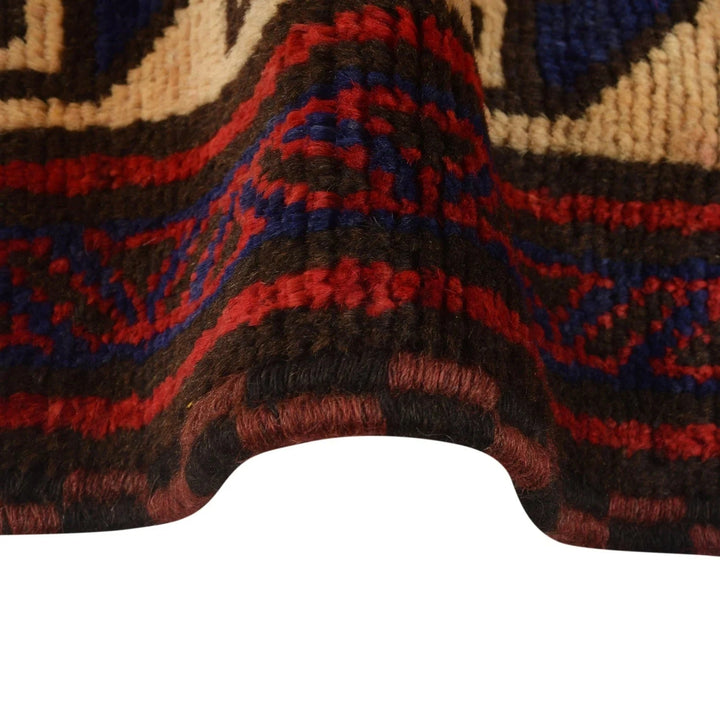 Afghan Baluchi Rug 5' 7" x 8' 6" Hand-Knotted | No. AL72339