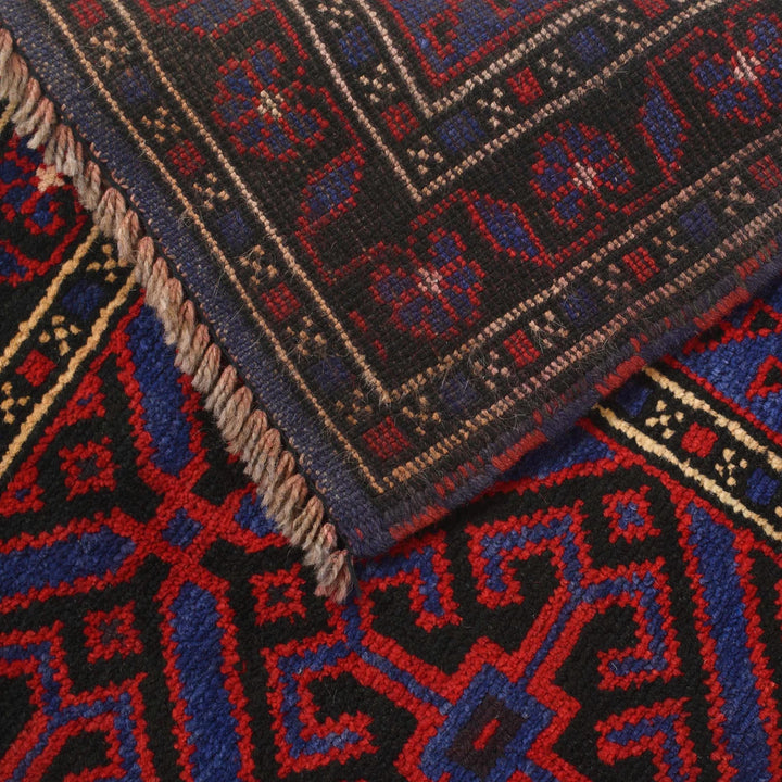Afghan Prayer Rug 2' 11" x 4' 6" Hand-Knotted | No. AL72476