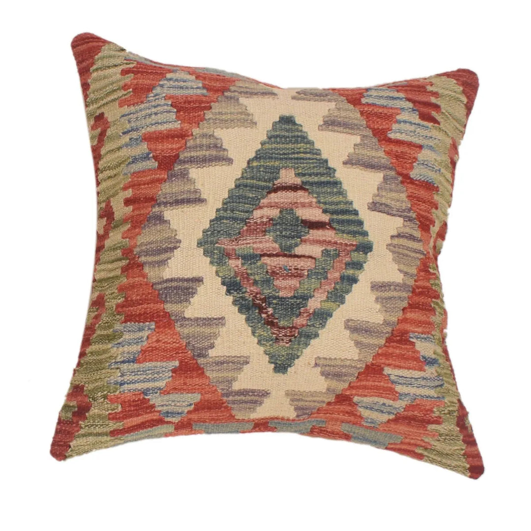Afghan Kilim Rug 1' 4" x 1' 6" Flat-Weave | No. AL72520