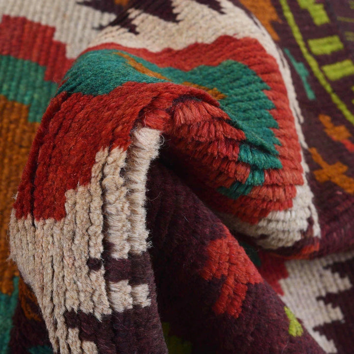 Afghan Baluchi Runner 2' 5" x 9' 7" Hand-Knotted | No. AL72626