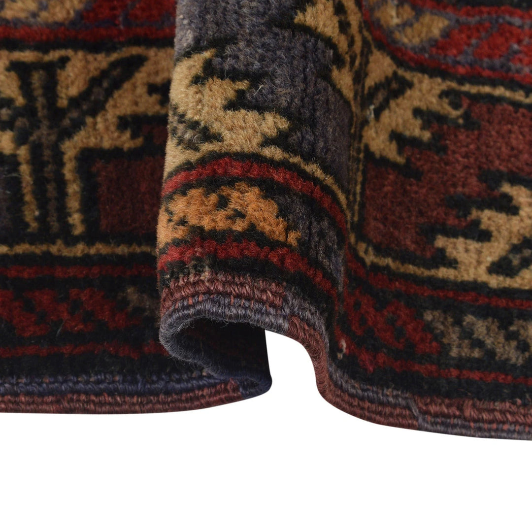 Afghan Barjasta Kilim Rug 2' 8" x 3' 10" Flat-Weave | No. AL72700