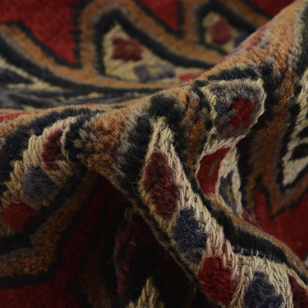 Afghan Barjasta Kilim Rug 2' 8" x 3' 10" Flat-Weave | No. AL72700