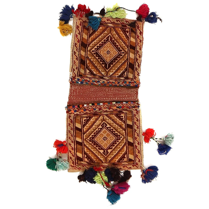 Afghan Khorjin Rug 1' 0" x 2' 2" Hand-Knotted | No. AL72721