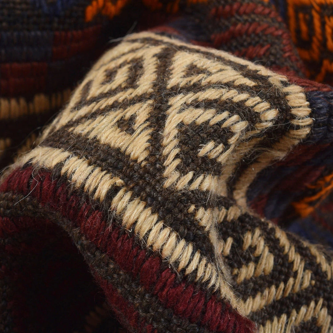 Afghan Kilim Rug 4' 7" x 9' 0" Flat-Weave | No. AL72797